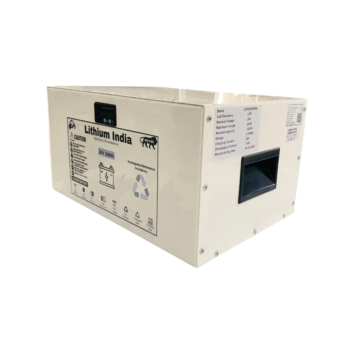 LFP 25.6V 100Ah Home Inverter Solar Battery - Image 3